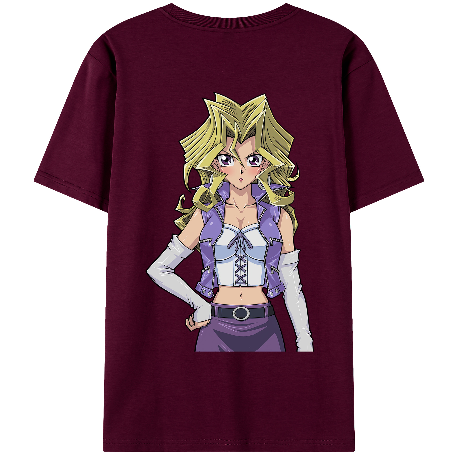 （画像用） 遊☆戯☆王 Yu-Gi-Oh! レディース半袖Tシャツ(バックプリント)